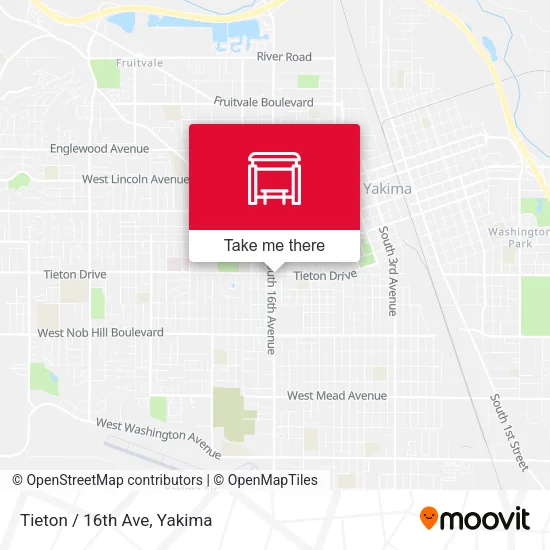 Mapa de Tieton / 16th Ave