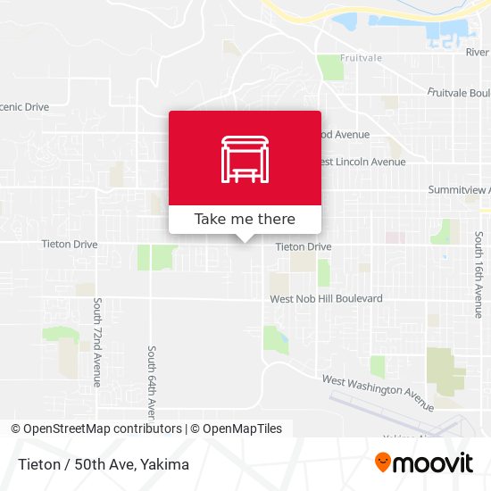 Tieton / 50th Ave map