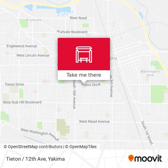 Tieton / 12th Ave map