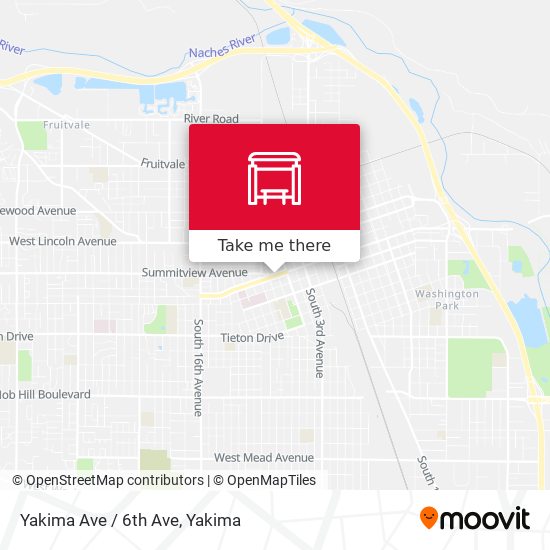 Yakima Ave / 6th Ave map