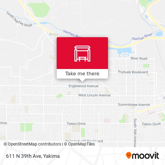Mapa de 611 N 39th Ave