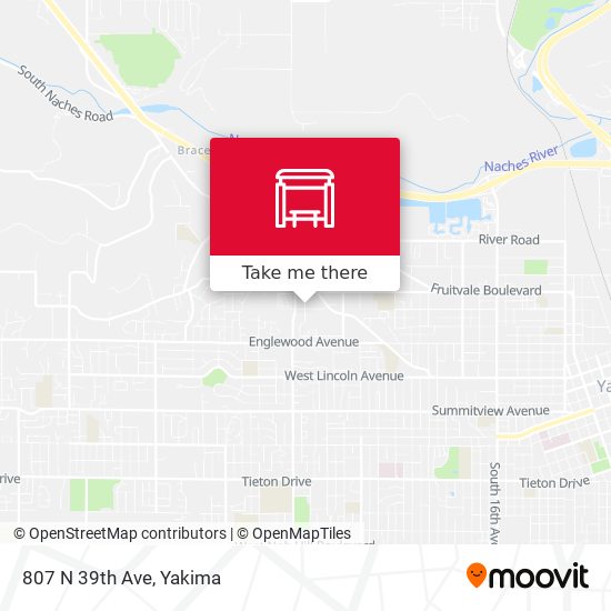 Mapa de 807 N 39th Ave