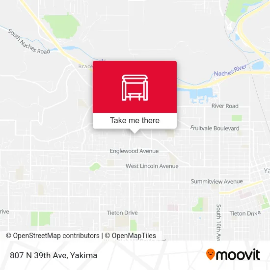Mapa de 807 N 39th Ave