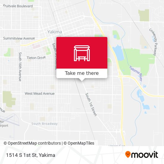 Mapa de 1514 S 1st St
