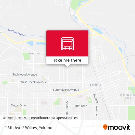 16th Ave / Willow map