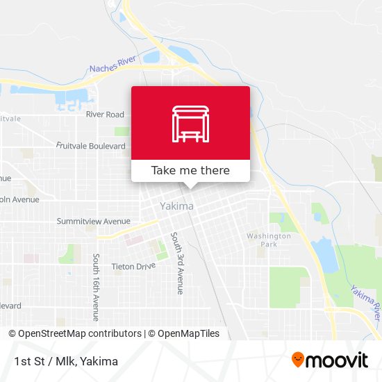 Mapa de 1st St / Mlk