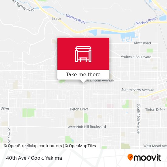 40th Ave / Cook map