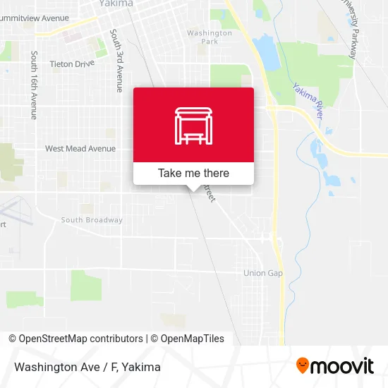 Mapa de Washington Ave / F