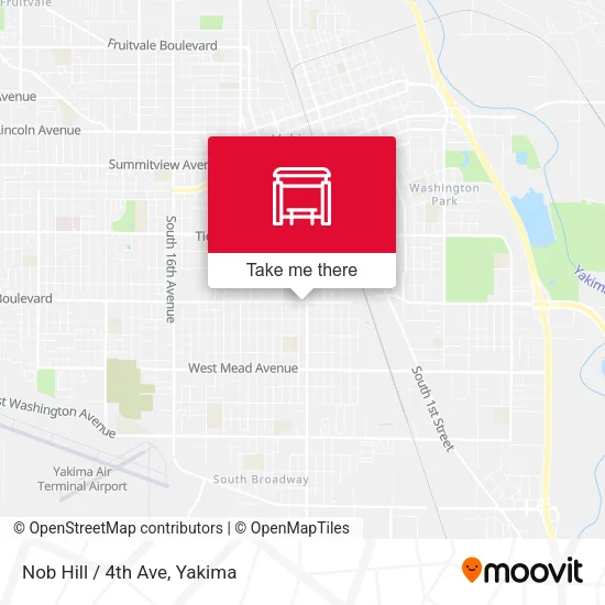 Mapa de Nob Hill / 4th Ave