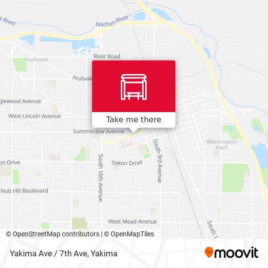 Yakima Ave / 7th Ave map