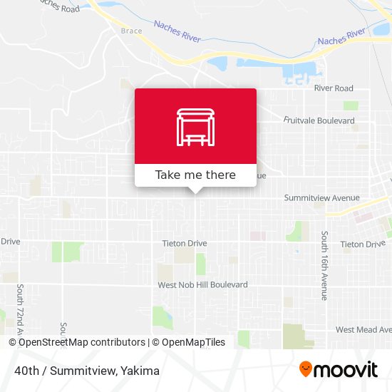 40th / Summitview map