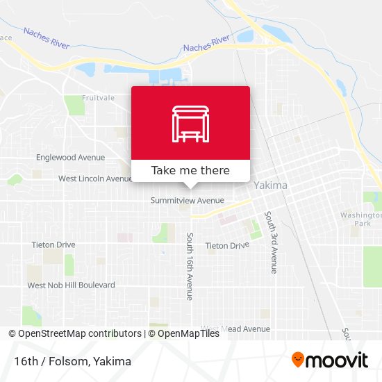 Mapa de 16th / Folsom