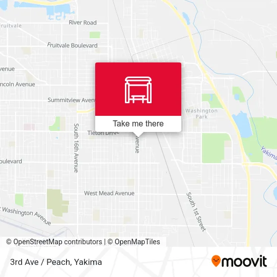 Mapa de 3rd Ave / Peach