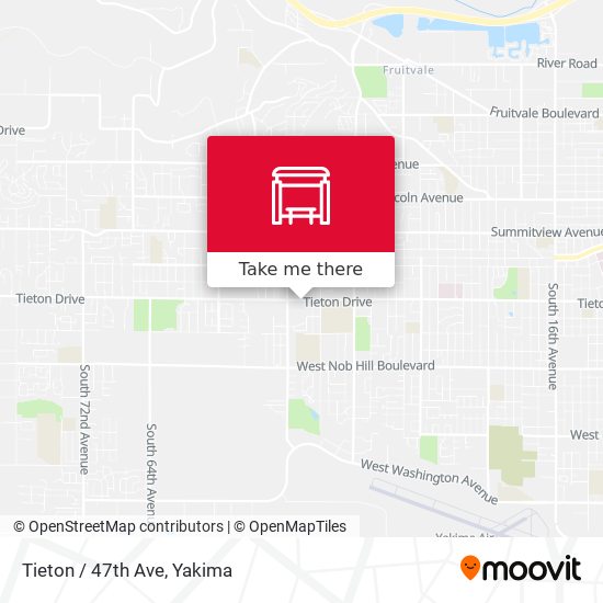 Tieton / 47th Ave map