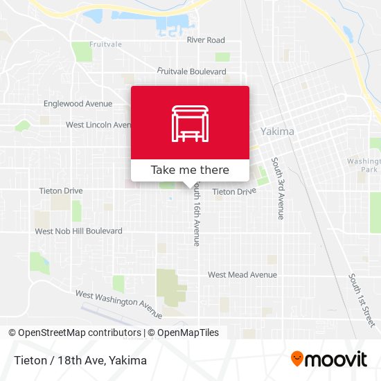 Tieton / 18th Ave map