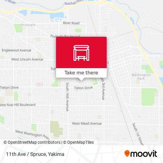 11th Ave / Spruce map