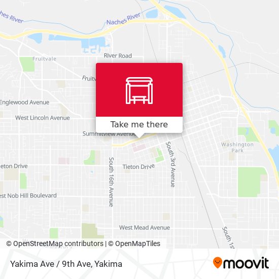 Yakima Ave / 9th Ave map