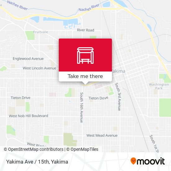 Yakima Ave / 15th map