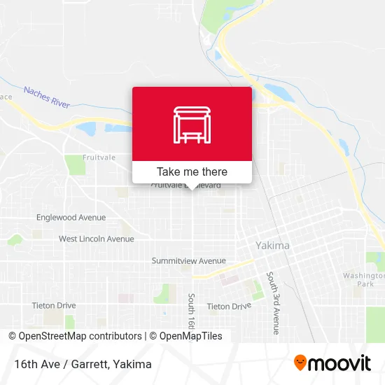 16th Ave / Garrett map