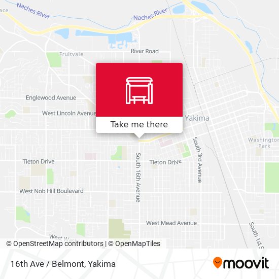 16th Ave / Belmont map