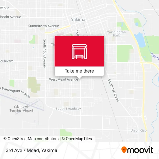 Mapa de 3rd Ave / Mead