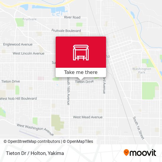 Tieton Dr / Holton map