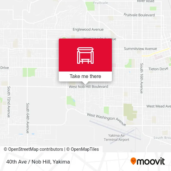 Mapa de 40th Ave / Nob Hill