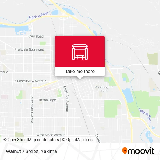 Mapa de Walnut / 3rd St