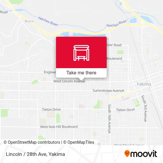 Lincoln / 28th Ave map