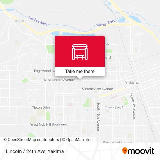 Mapa de Lincoln / 24th Ave