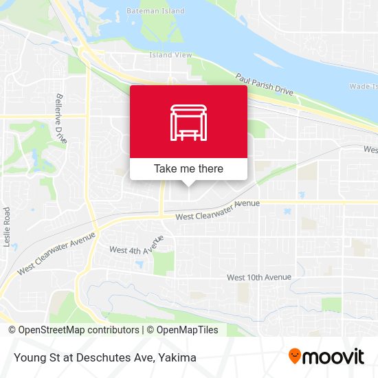 Young St at Deschutes Ave map