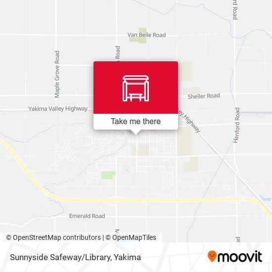 Sunnyside Safeway/Library map