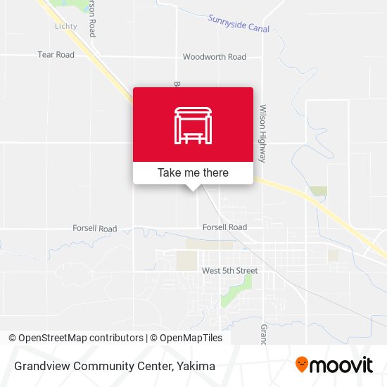 Grandview Community Center map