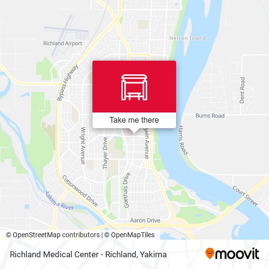 Mapa de Richland Medical Center - Richland