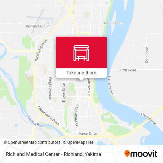 Richland Medical Center - Richland map