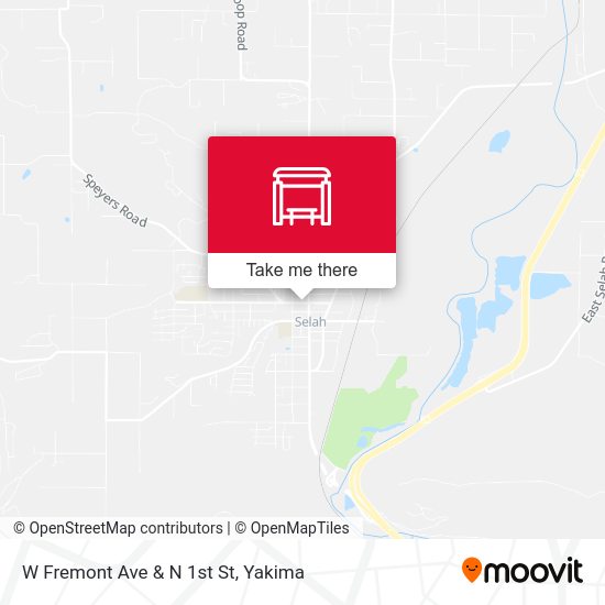 W Fremont Ave & N 1st St map