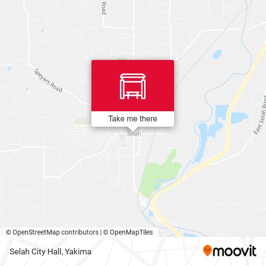 Selah City Hall map