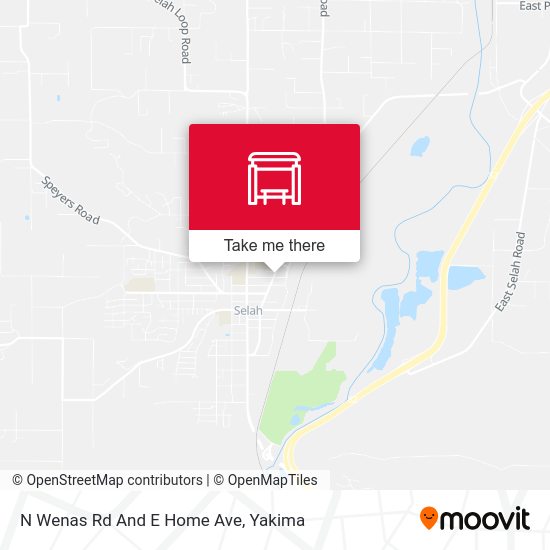 N Wenas Rd And E Home Ave map