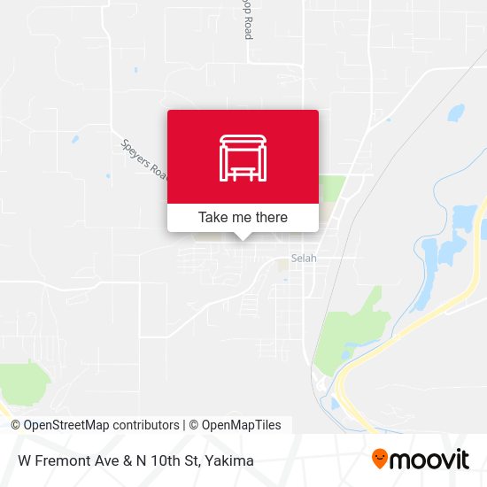 W Fremont Ave & N 10th St map