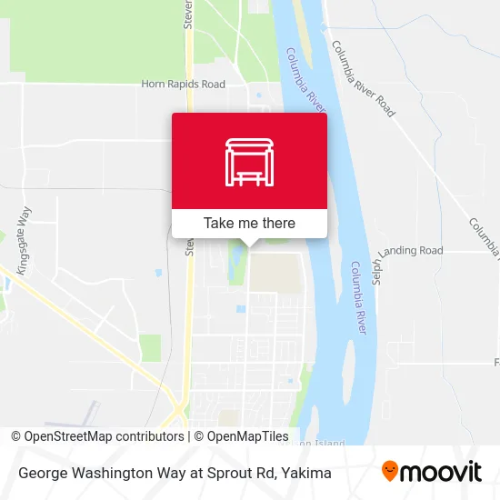 George Washington Way at Sprout Rd map