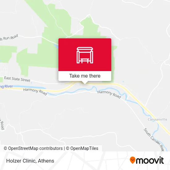 Holzer Clinic map