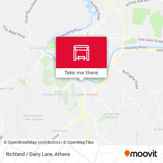 Mapa de Richland / Dairy Lane