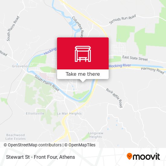Mapa de Stewart St - Front Four