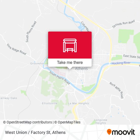 West Union / Factory St map