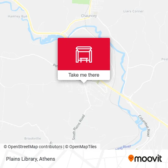 Plains Library map