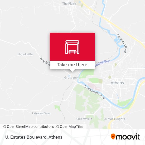 Mapa de U. Estates Boulevard