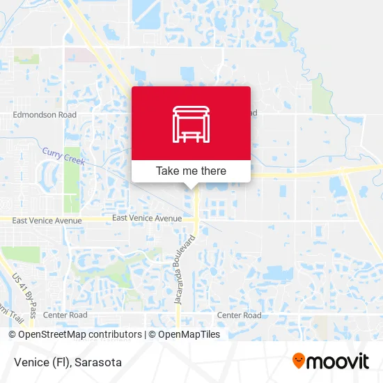 Venice (Fl) map
