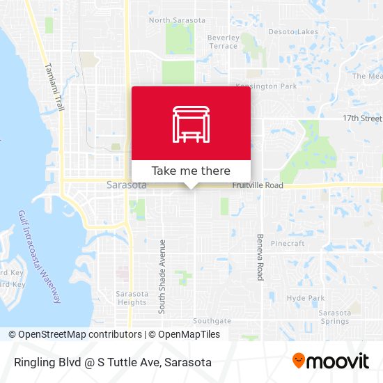 Ringling Blvd @ S Tuttle Ave map