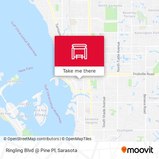 Mapa de Ringling Blvd @ Pine Pl