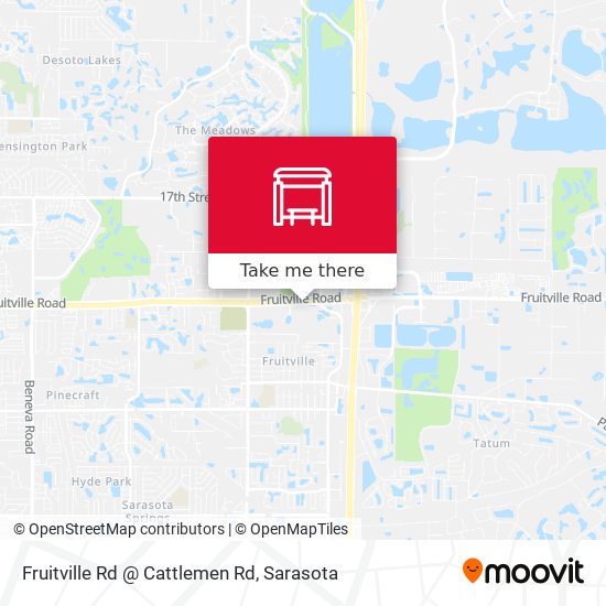 Fruitville Rd @ Cattlemen Rd map